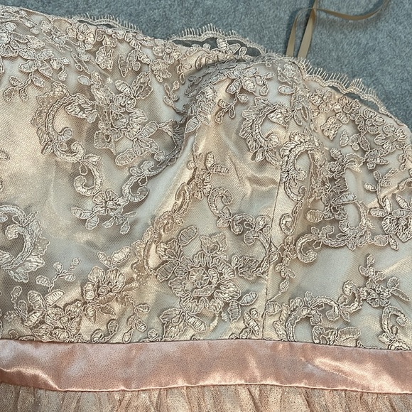 Hoco Hailey Logan Adrianna Papell Mini Dress Size 13 14 Fairy Coquette Formal - Picture 9 of 12